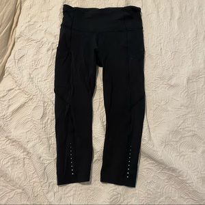 CROPPED fast and free lululemon leggings